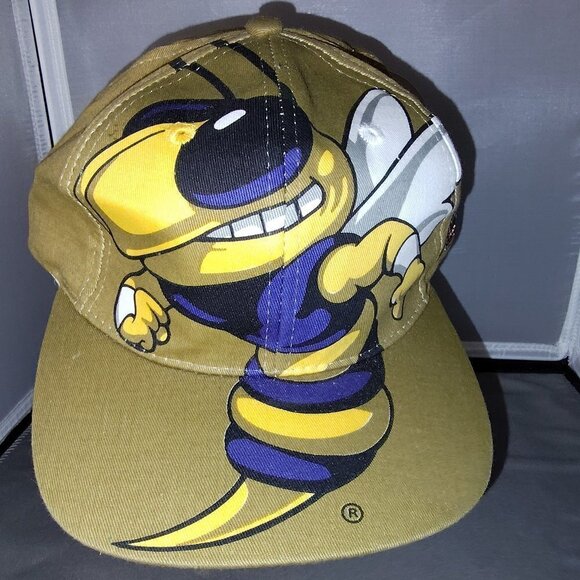 Global Caps Other - NWT! VTG 1994 Georgia Tech Yellow Jackets Global Caps BUZZ Big Logo Snapback Cap